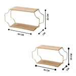 Gold Luxury Decorative Wall Shelf - Image 2