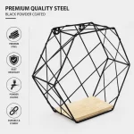 Wall Mount Home / Wall Decor – Modern Geometry Set of 3 (Black & Gold ) - Image 6