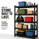 5 Shelf Heavy Duty Storage Rack, Warehouse Storage Rack ( 4ft x 2ft x 6.5ft )