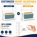 Heavy Duty Storage Rack,  5 Layer Adjustable Shelving Unit ( 50cm x 40cm x 152cm ) - Image 10