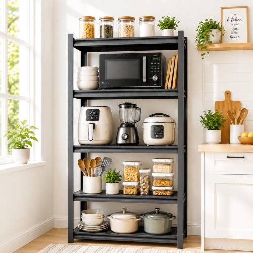 Heavy Duty Storage Rack,  5 Layer Adjustable Shelving Unit ( 50cm x 40cm x 152cm )
