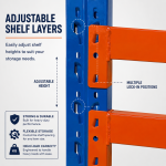 Heavy Duty Warehouse Storage Rack - ( 6.5ft x 2ft x 6.5ft ) - Image 4