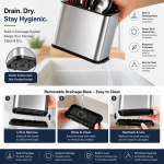 Stainless Steel Cutlery Holder, 3 in 1 Kitchen Utensil Organizer - Image 3