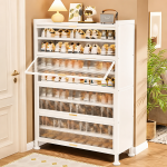HEAVY DUTY 4 DOOR 8 LAYER SHOE STORAGE CABINET WITH TOP SHELF – METAL STRUCTURE WITH POWDER COATED FINISH - Image 11