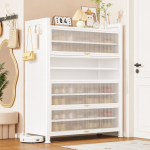 HEAVY DUTY 4 DOOR 8 LAYER SHOE STORAGE CABINET WITH TOP SHELF – METAL STRUCTURE WITH POWDER COATED FINISH - Image 15
