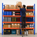4 Shelf Heavy Duty Warehouse Storage Rack - ( 6.5ft x 2ft x 8.2ft ) - Image 4