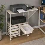 Movable Storage Rack with Wheels, Multi-Layer Home Storage Organizer - Image 6