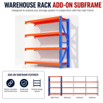 Heavy Duty Warehouse Storage Rack - ( 6.5ft x 2ft x 6.5ft ) - Image 6