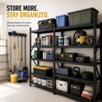 5 Shelf Heavy Duty Storage Rack, Warehouse Storage Rack ( 4ft x 2ft x 6.5ft ) - Image 6