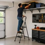 Premium 4 Step Ladder – Black Colour | Heavy Duty Steel Folding Household Ladder - Image 4