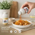 Premium 250ml Glass Seasoning Bottle With Side Opening Sprinkle Cap – Smart Spice Shaker