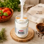 Premium 250ml Glass Seasoning Bottle With Side Opening Sprinkle Cap – Smart Spice Shaker - Image 3