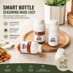 Premium 250ml Glass Seasoning Bottle With Side Opening Sprinkle Cap – Smart Spice Shaker - Image 6