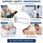Handicap Bathroom Foldable Commode Holder – Wall Mounted Toilet Safety Grab Bar Sri Lanka - Image 4