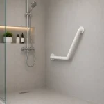 Handicap Bathroom L Shape Holder | Heavy Duty L Shaped Safety Grab Bar - Image 5