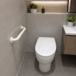 Handicap Bathroom Straight Grab Bar – 40CM / 60CM | Bathroom Safety Holder Sri Lanka - Image 6