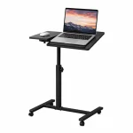 360° Tilting Height Adjustable Mobile Laptop Table with Wheels
