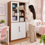 Steel Display & Storage Cupboard with Adjustable Shelves - Image 5