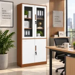 Steel Display & Storage Cupboard with Adjustable Shelves - Image 3