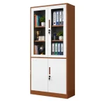 Steel Display & Storage Cupboard with Adjustable Shelves