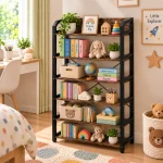 5 Layer & 6 Layer Steel Frame Wooden Storage Rack - Image 13
