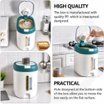 KITCHEN RICE STORAGE BOX, AIR TIGHT SEAL RICE STORAGE BOX, 5KG AND 10KG CAPACITY - Image 5