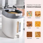 KITCHEN RICE STORAGE BOX, AIR TIGHT SEAL RICE STORAGE BOX, 5KG AND 10KG CAPACITY - Image 5